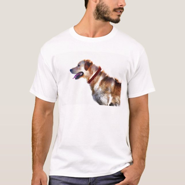 Golden Labrador Retriever Dog-lover Gift T-Shirt (Front)