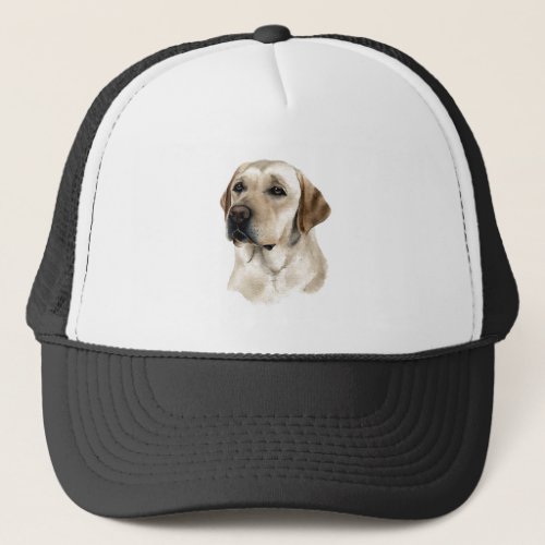 Golden Labrador Retriever Dog Pet Animal Custom  Trucker Hat