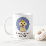 Golden Labrador Retriever Royally Awesome Dog Dad  Coffee Mug