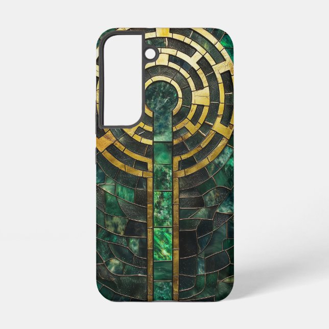 Golden Labyrinth Samsung Galaxy Case (Back)