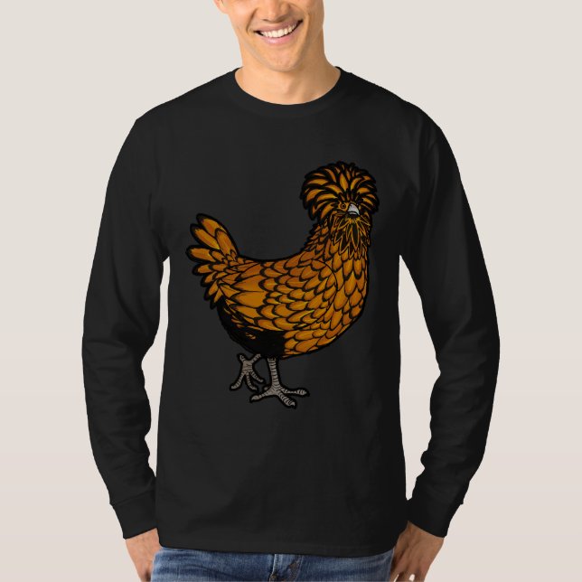 Golden Laced Polish Chicken T-Shirt (Front)