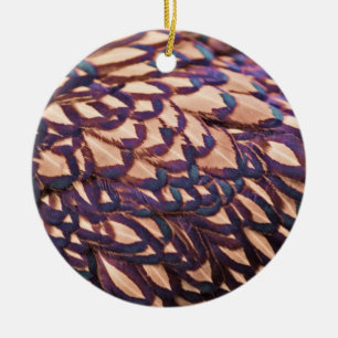 Golden Laced Wyandotte Chicken Ceramic Ornament