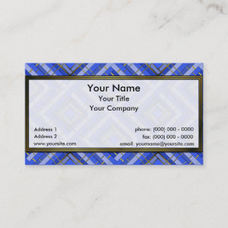 Golden Lattice 3-4-3 Sm Any Color Business Card