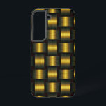 Golden Lattice Black Gold Samsung Galaxy S22 Case<br><div class="desc">Golden Lattice</div>