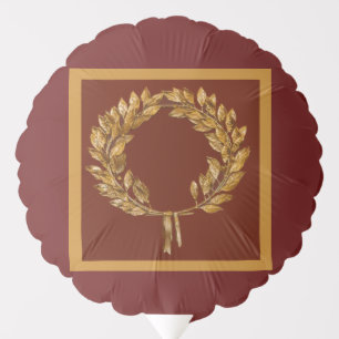 Golden Laurel Wreath Balloon