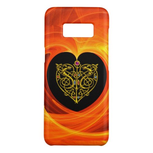 GOLDEN LEAF  black orange yellow Case_Mate Samsung Galaxy S8 Case