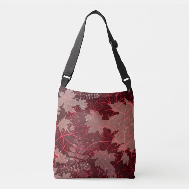 Golden Leaves 1 Crossbody Bag (Front)