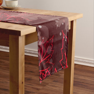 Golden Leaves 1 Short Table Runner