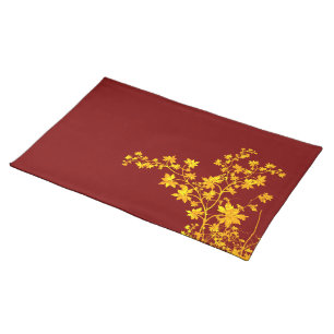Golden Leaves American MoJo Placemat