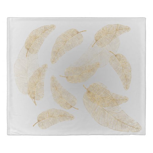 Golden Leaves   Duvet Cover