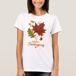 Golden Leaves of Thanksgiving T-Shirt