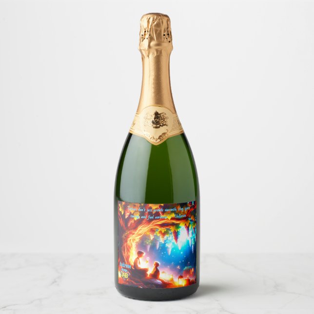 Golden Legacy – Father & Child Vineyard Sparkling  Sparkling Wine Label (Front)