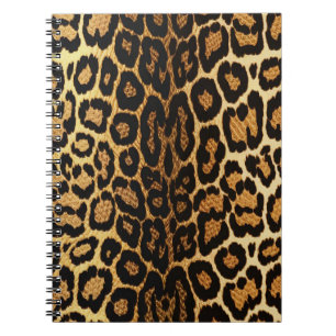 Golden Leopard Chic 🐆 Notebook