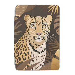 Golden Leopard Jungle Boho Wildlife iPad Mini Cover