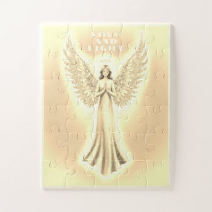 Golden Light Healing Angel 30 Piece Jigsaw Puzzle