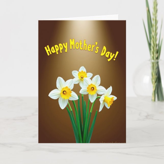 Golden Light Mothers Day Card (Front)