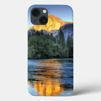 Golden Light On Half Dome Iphone 13 Case by usyosemite at Zazzle