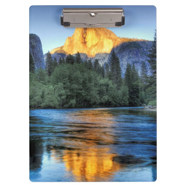 Golden Light on Half Dome Clipboard (Front)