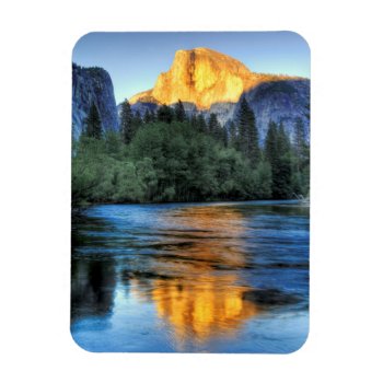 Golden Light On Half Dome Magnet by usyosemite at Zazzle