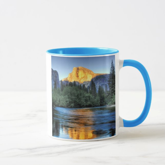 Golden Light on Half Dome Mug (Right)