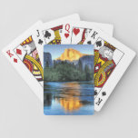 Golden Light On Half Dome Playing Cards at Zazzle