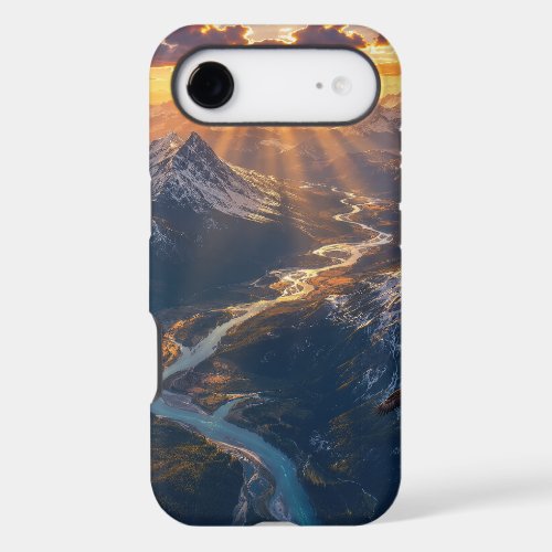 Golden Light Over the Alpine River001 iPhone 17 Air Case