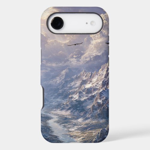 Golden Light Over the Alpine River002 iPhone 17 Air Case
