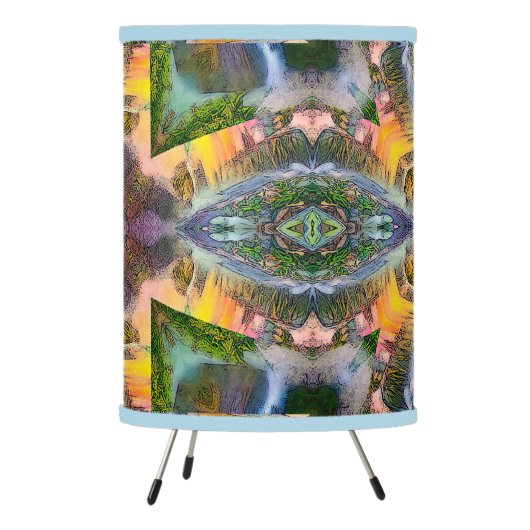 Golden Light Sacred Geometry Kaleidoscope Lamp (Left)