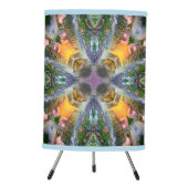 Golden Light Sacred Geometry Kaleidoscope Lamp (Front)