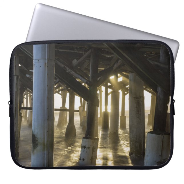 Golden Light Shines Through Laptop Sleeve (Front)