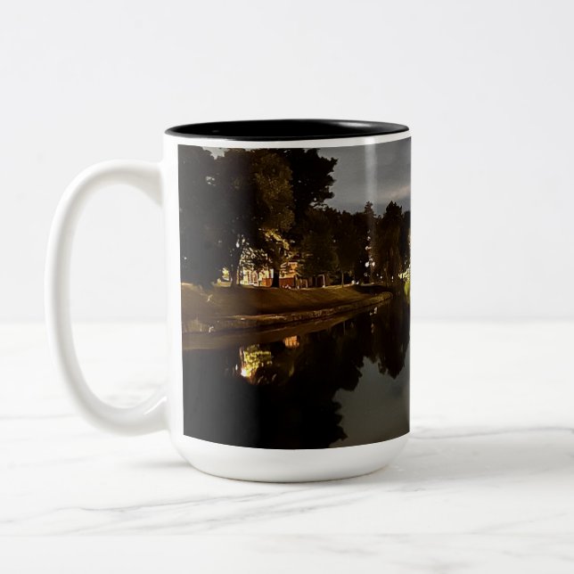 Golden Light Two-Tone Coffee Mug (Left)