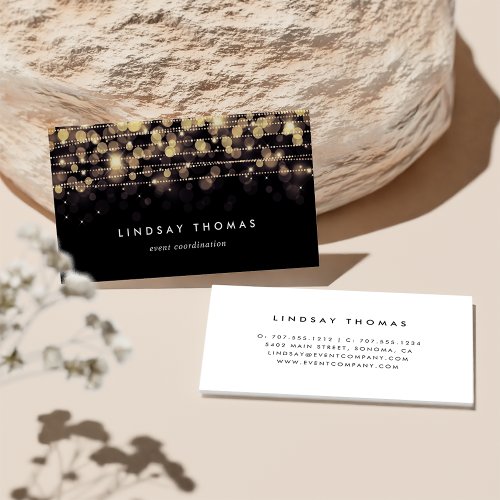 Golden Lights Business Card