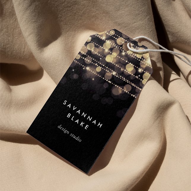 Golden Lights Gift Tags (Creator Uploaded)