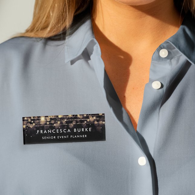 Golden Lights Name Tag (Creator Uploaded)