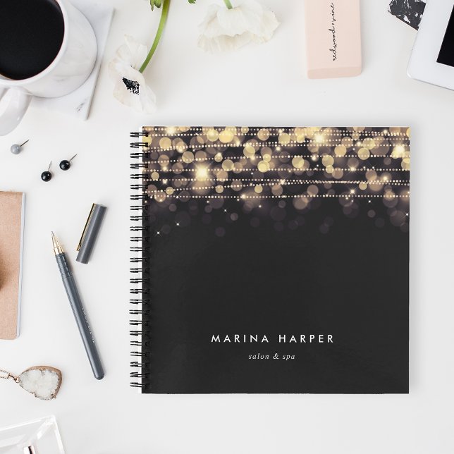 Golden Lights Personalized Notebook (Creator Uploaded)