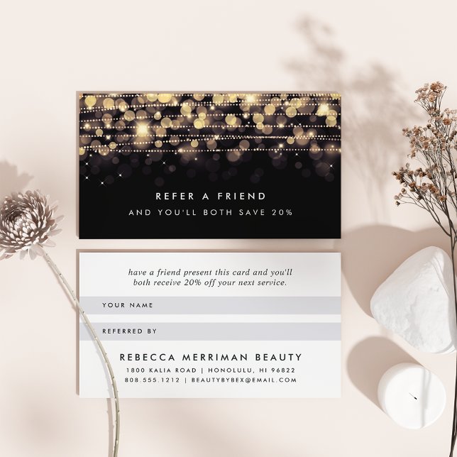 Golden Lights Referral Card (Creator Uploaded)