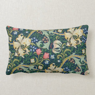 Golden Lilies Lumbar Pillow