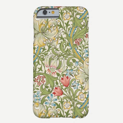 Golden Lily by William Morris Barely There iPhone 6 Case