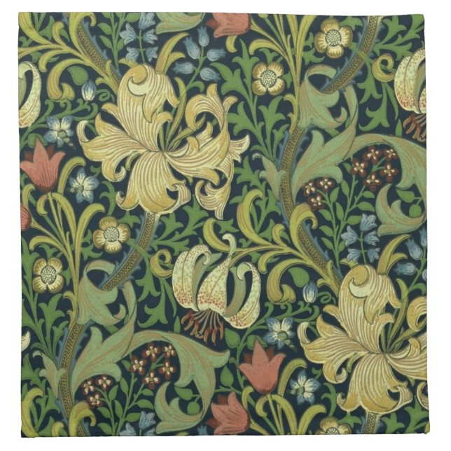 Golden Lily Cloth Napkin (Front)