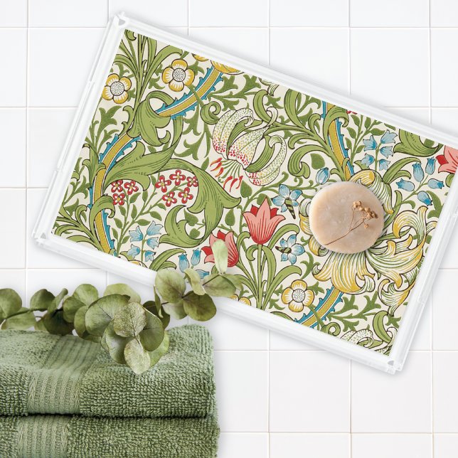 Golden Lily Design William Morris Acrylic Tray (Creator Uploaded)