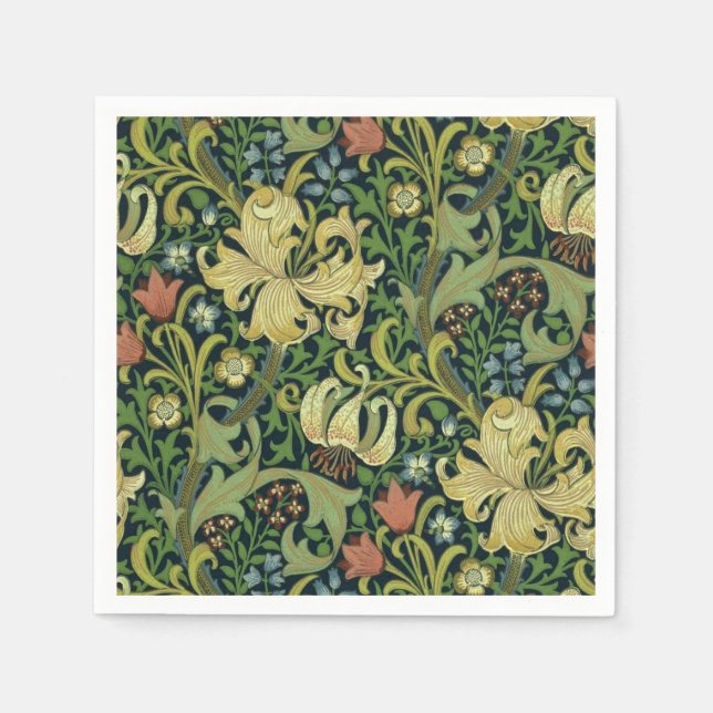 Golden Lily Napkins (Front)