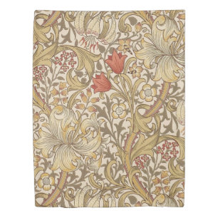 Golden Lily Pattern Version 2 By William Morris Duvet Cover
