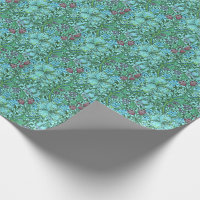 Dearle Daffodil Vintage Floral Pattern Wrapping Paper, Zazzle
