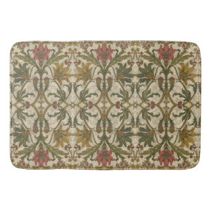 Golden Lily Wildflowers William Morris  Bath Mat