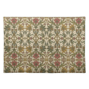 Golden Lily Wildflowers William Morris  Cloth Placemat