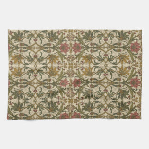 Golden Lily Wildflowers William Morris  Kitchen Towel