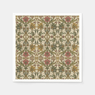 Golden Lily Wildflowers William Morris Napkins