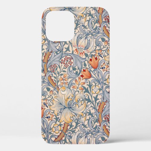 Golden Lily William Morris iPhone 12 Case