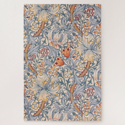 Golden Lily William Morris Jigsaw Puzzle
