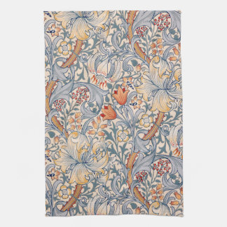 Golden Lily, William Morris Kitchen Towel